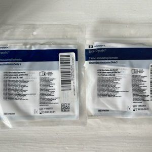 Uni-Patch S Series Silver carbon Electrodes - Skin Friendly Aloe Vera Gel NEW X2